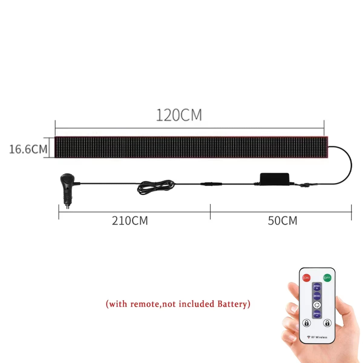 LED Truck Car Devil Eye Light APP Remote Control Screen Lights Custom Text Animation Pattern Lighting Display Board Windshield