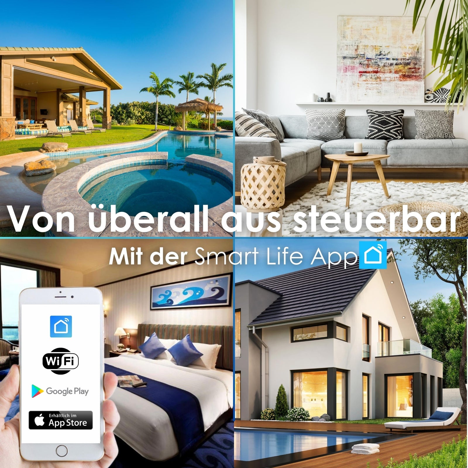 Wlan Smart Touch Lichtschalter Glas Touchschalter WLAN Lichtschalter Smart Life