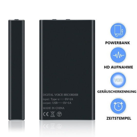 32GB Mini Diktiergerät Spion Magnet Voice Recorder Wanze Mit Geräuscherkenn