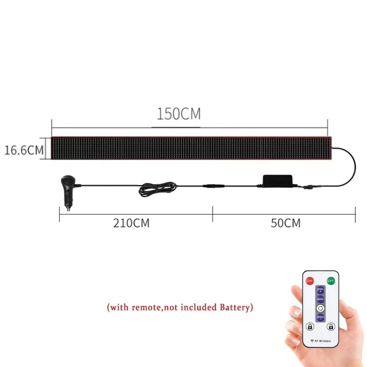 LED Truck Car Devil Eye Light APP Remote Control Screen Lights Custom Text Animation Pattern Lighting Display Board Windshield