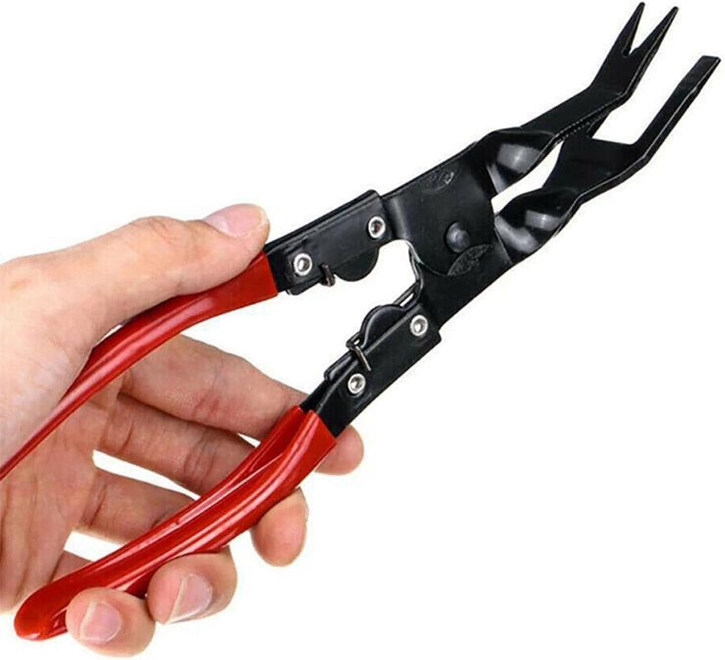 2 Stück Nietzange Aus Kunststoff, Türverkleidungs Lösezange, Türverkleidung Zange Zum Entfernen Von Clips, Nieten Entferner Werkzeugsatz, Removal Panel Clip Zange Clipzange Für Auto Tür