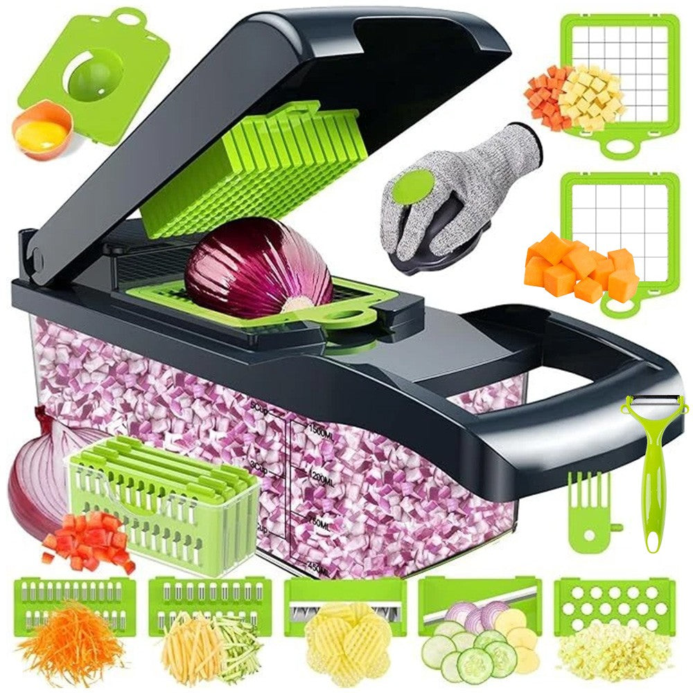 15 Multischneider Set Gemüseschneide