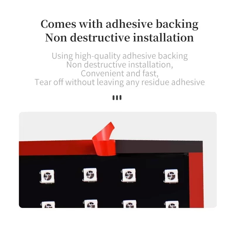 LED Truck Car Devil Eye Light APP Remote Control Screen Lights Custom Text Animation Pattern Lighting Display Board Windshield