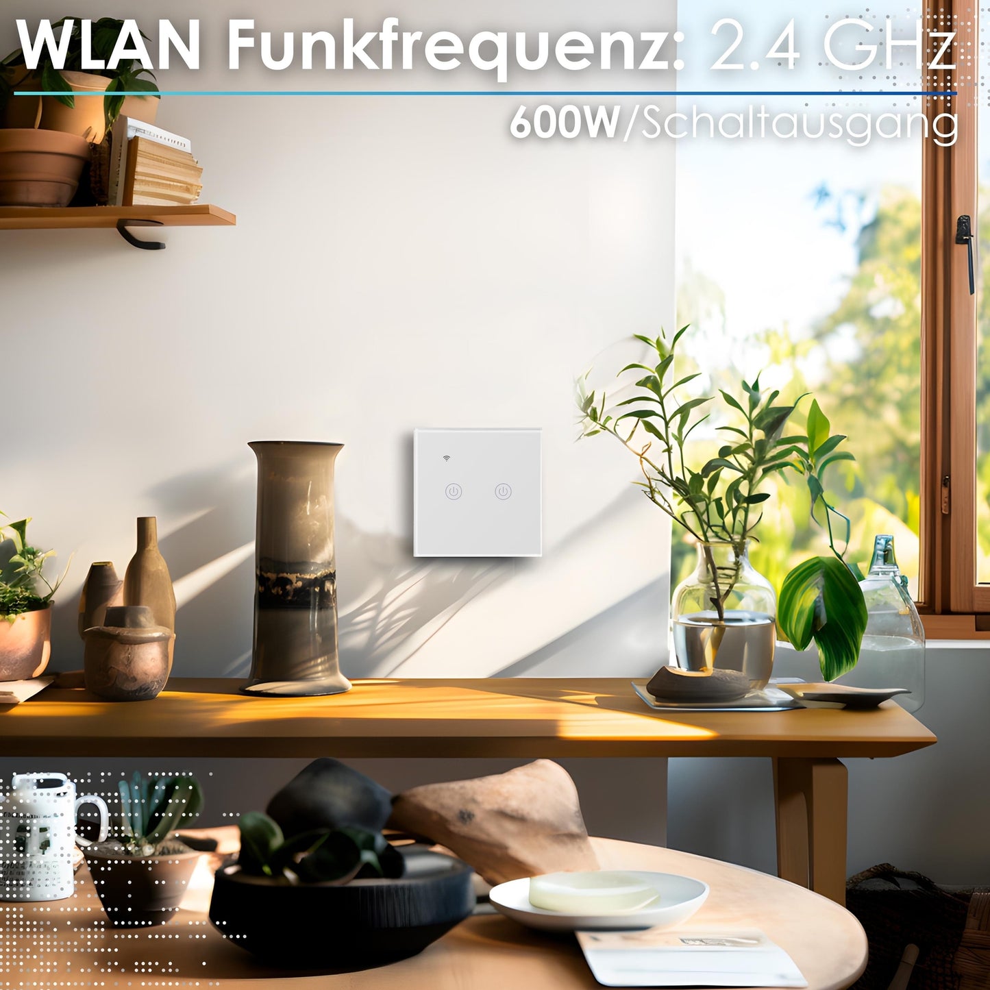 Wlan Smart Touch Lichtschalter Glas Touchschalter WLAN Lichtschalter Smart Life