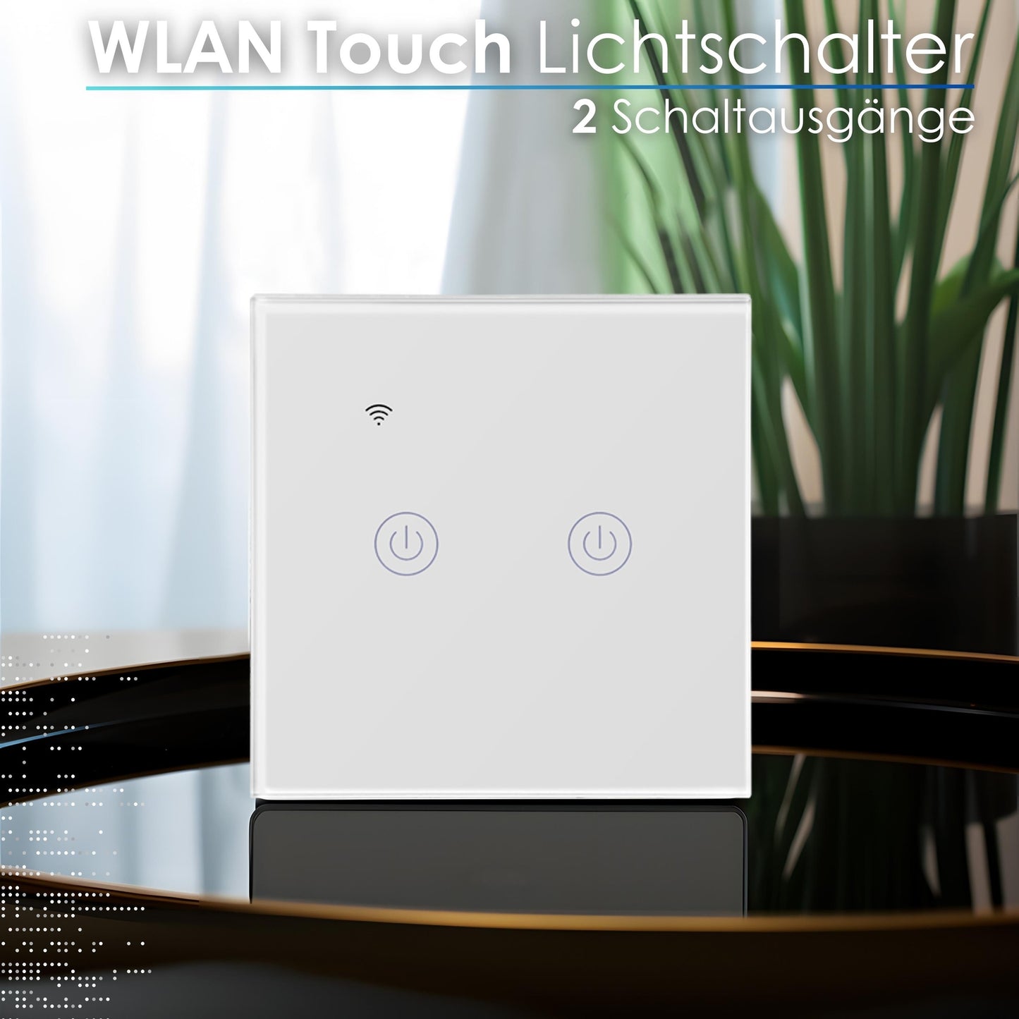 Wlan Smart Touch Lichtschalter Glas Touchschalter WLAN Lichtschalter Smart Life