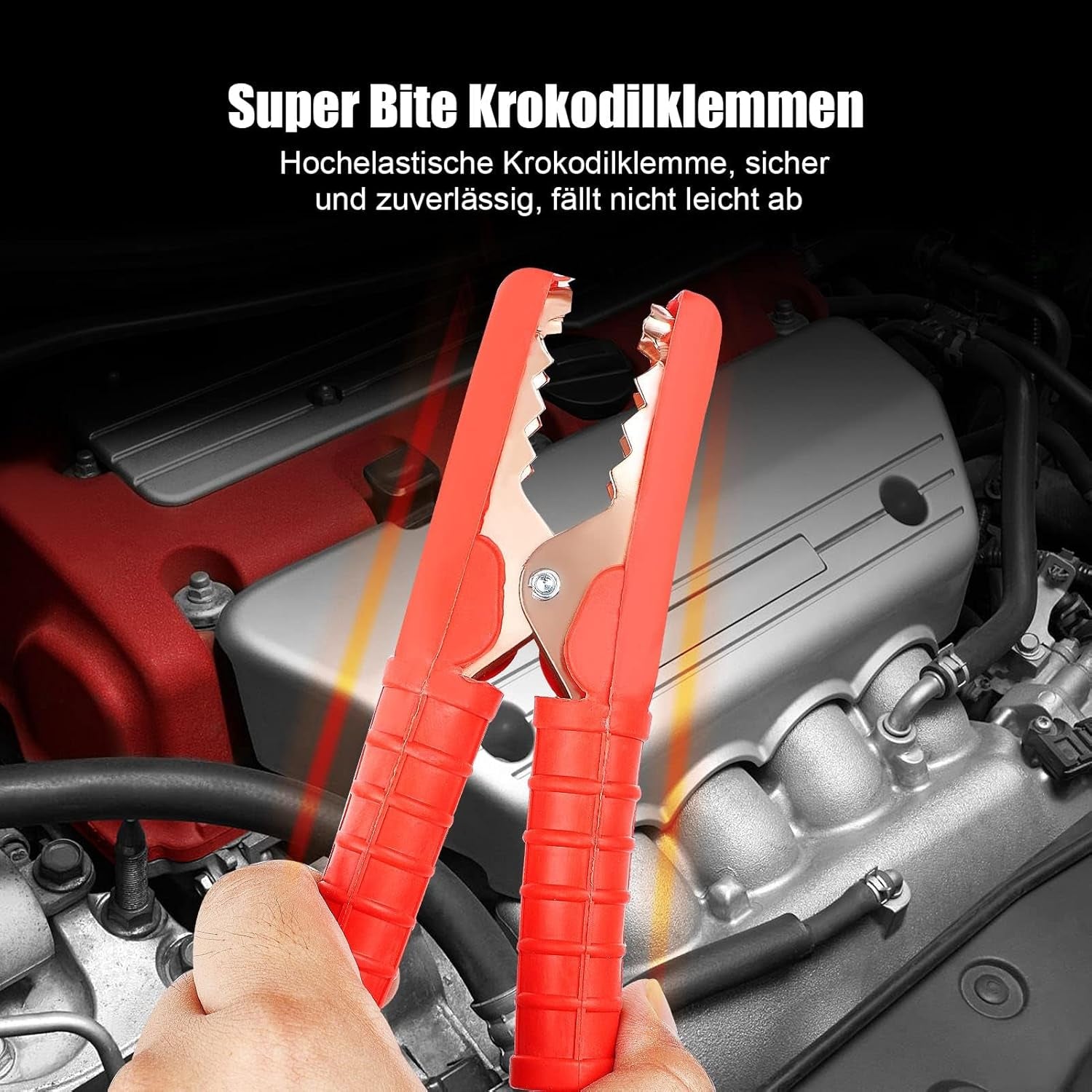 Überbrückungskabel 2X4M Starterkabel LKW Starthilfekabel Autobatterie Notfall Kabel 2000Amp 12/24V Den Schnellstart Verwicklungsfreies Mit Aufbewahrungstasche Für Benzin Und Dieselmotoren PKW
