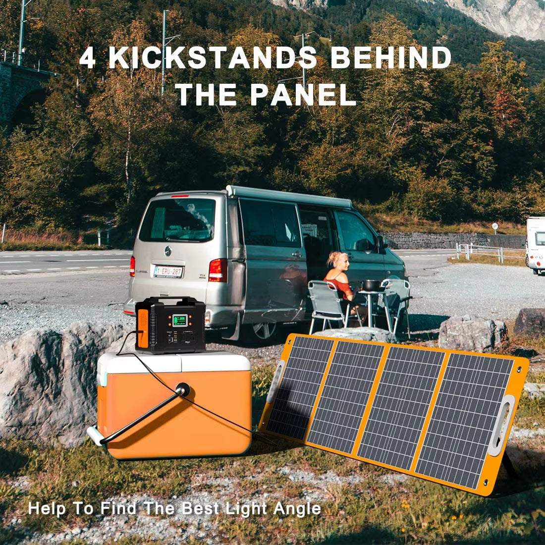 18V 100W Foldable Solar Panel Portable Solar Charger DC Output PD Type-C QC3.0 for Phones Tablet Camping RV Trip
