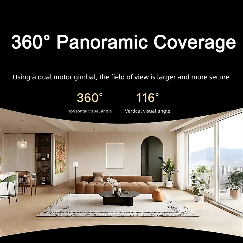 XIAOMI New Smart Camera 4C，6MP 3.5K 360°