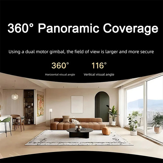 XIAOMI New Smart Camera 4C，6MP 3.5K 360°