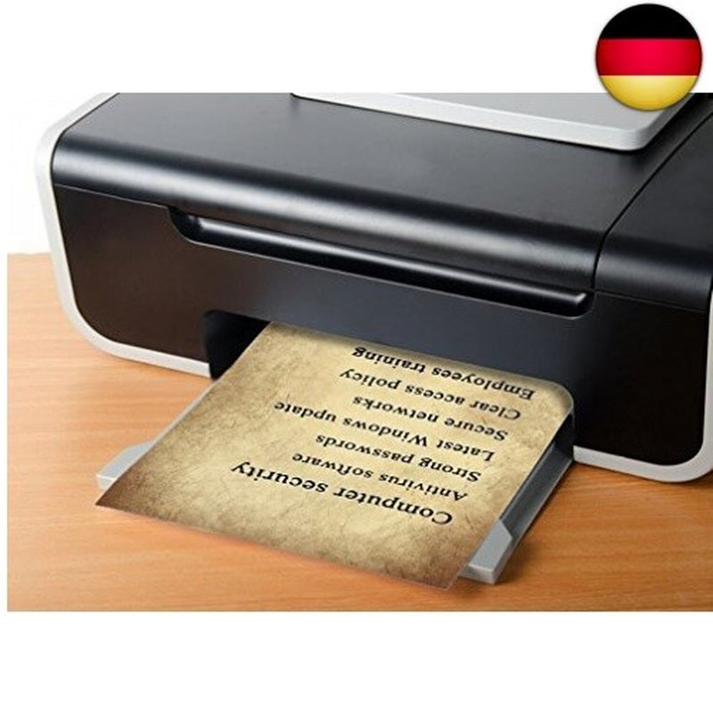 100 Stück DIN A4 Vintage Briefpapier 100G/M - Altes Bastelpapier Für Urkunden S
