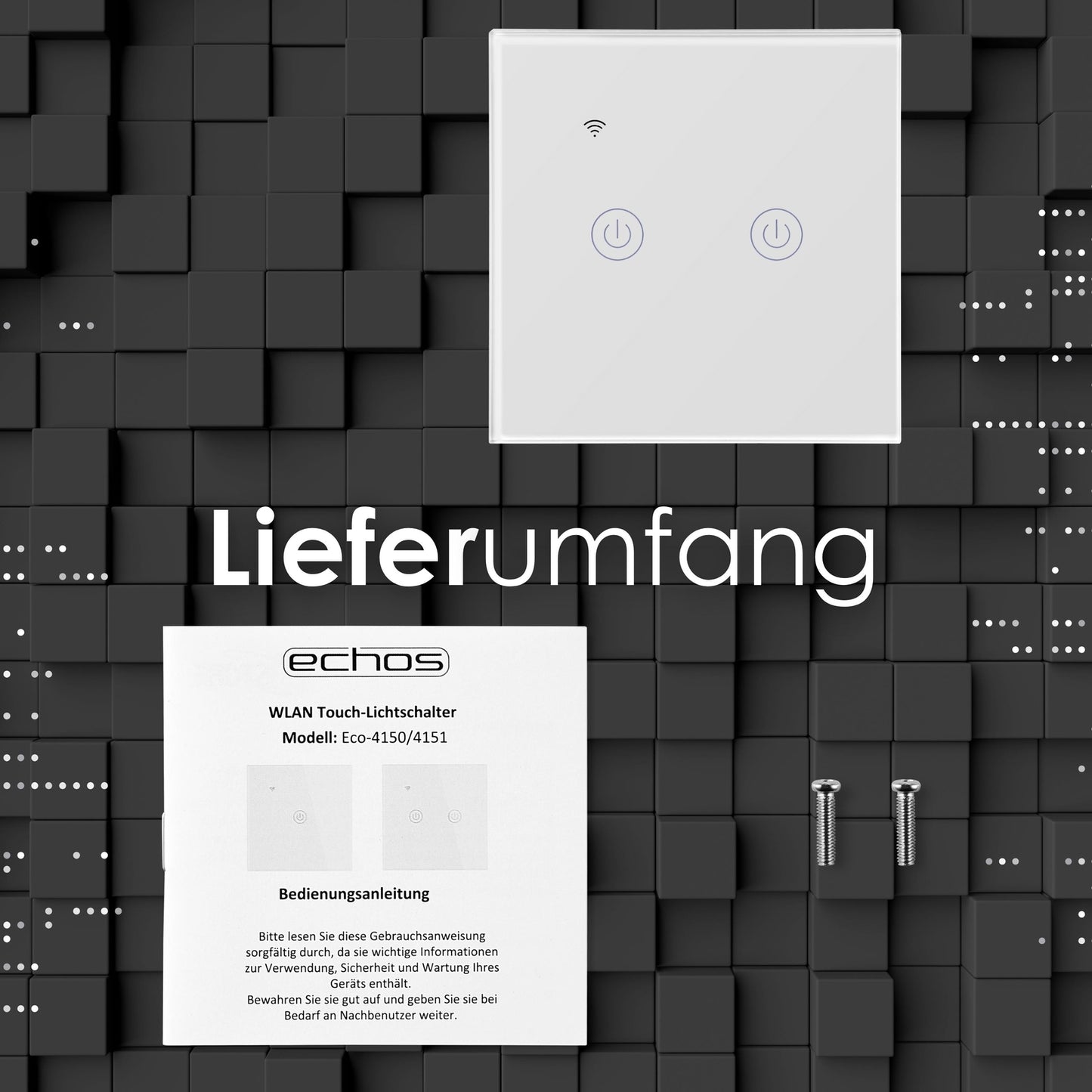 Wlan Smart Touch Lichtschalter Glas Touchschalter WLAN Lichtschalter Smart Life