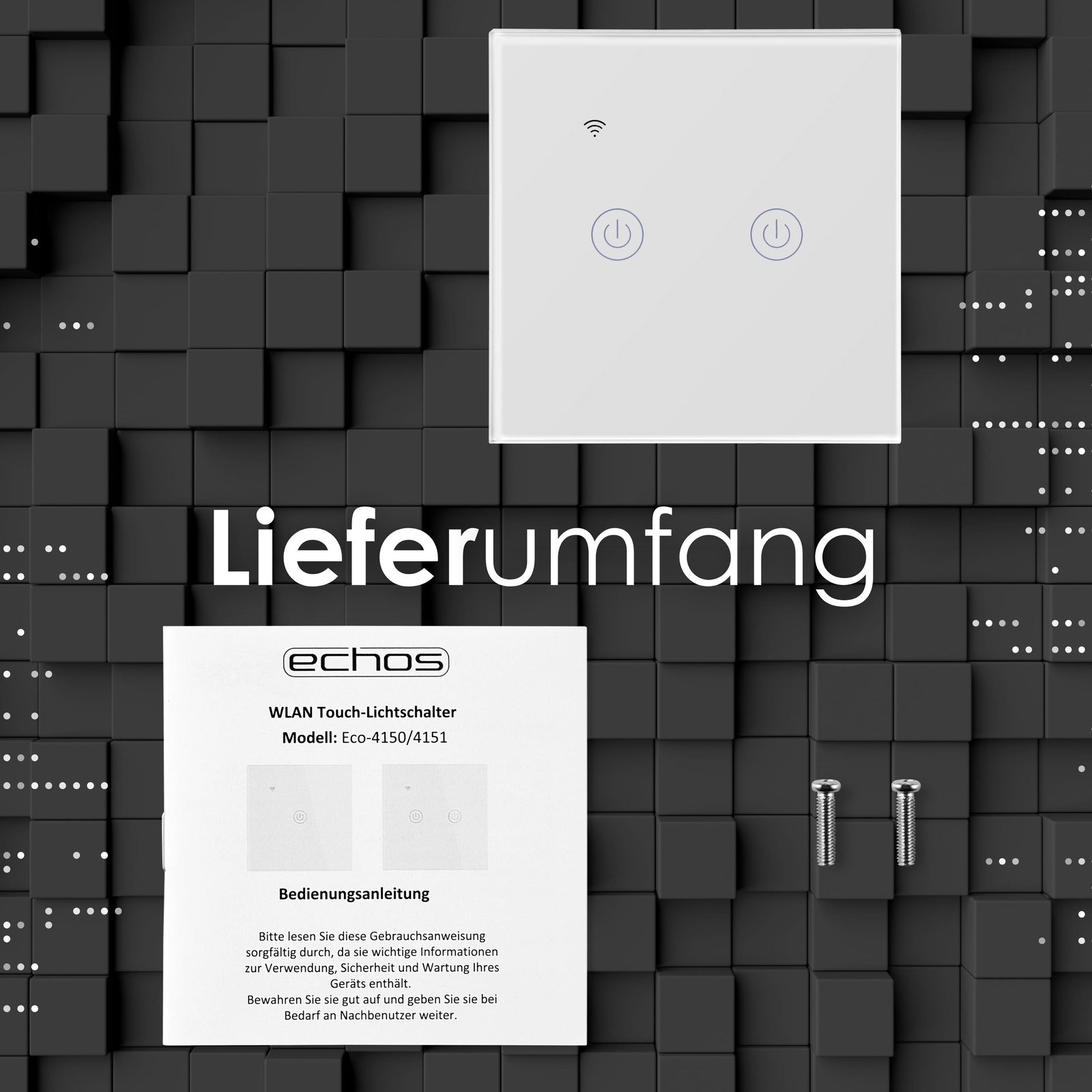 Wlan Smart Touch Lichtschalter Glas Touchschalter WLAN Lichtschalter Smart Life