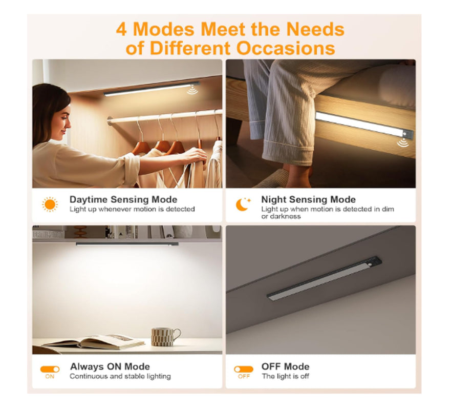 Cabinet Lighting Under-Unit Light Kitchen LED Motion Sensor–37.5Cm1