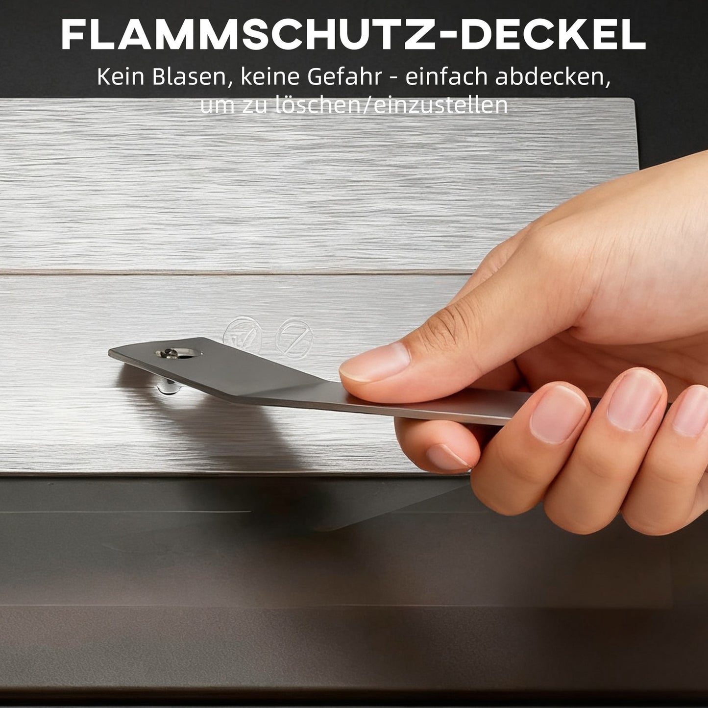 Bioethanol Kaminofen Freistehend Ethanol Kamin 3 Std. Brenndauer, Schwarz